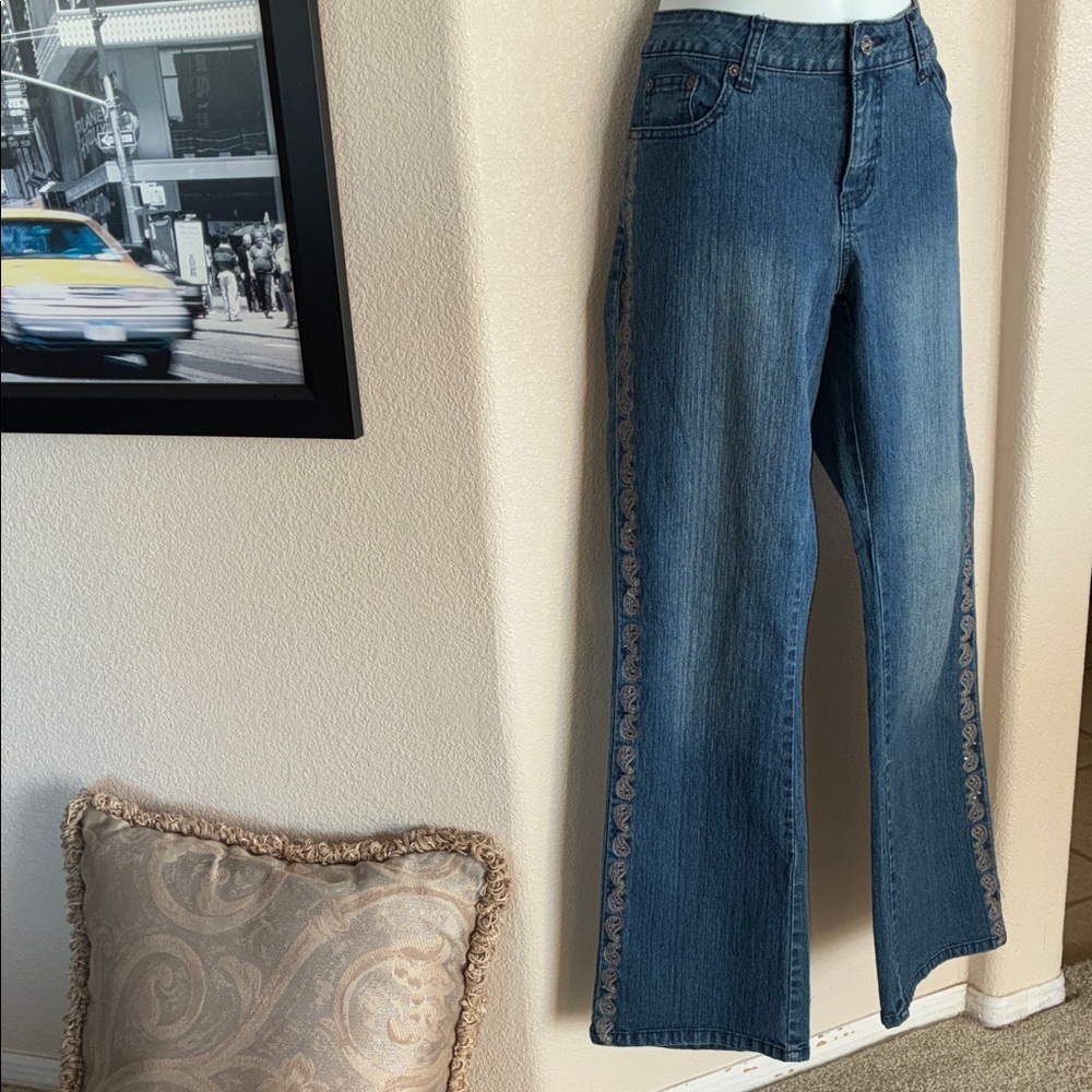 Copy ONLY for SL.  (Please, no one else buy this.) ROZ & ALI Blue Jeans,   10 - Picture 4 of 17